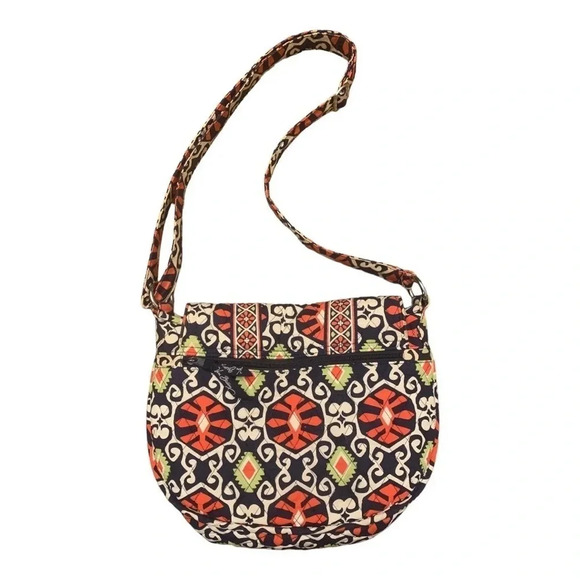 Vera Bradley Sun Valley RETIRED Print Crossbody Bag Southwest Orange Navy Sz OS - Picture 3 of 12